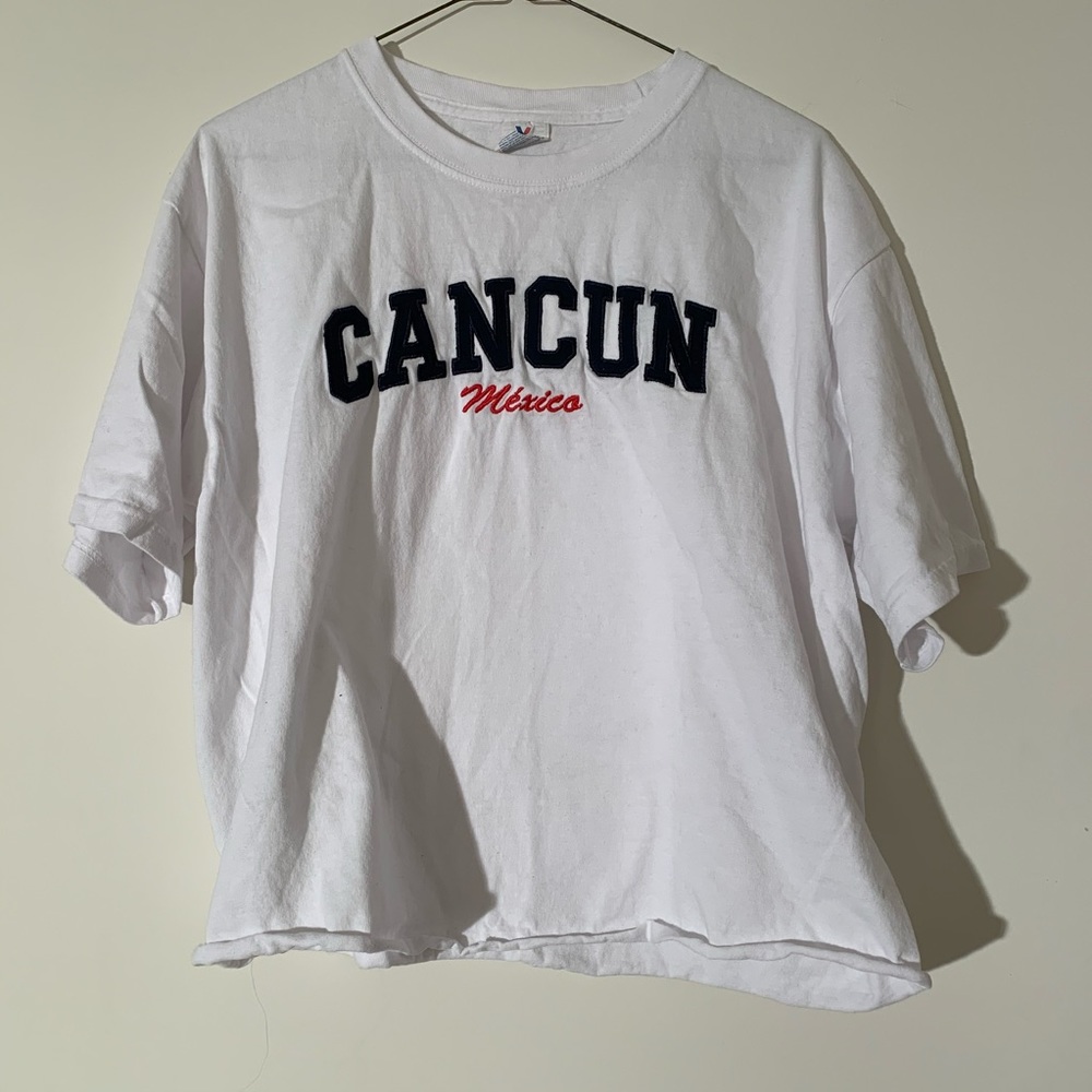 White Cancun Crop Top